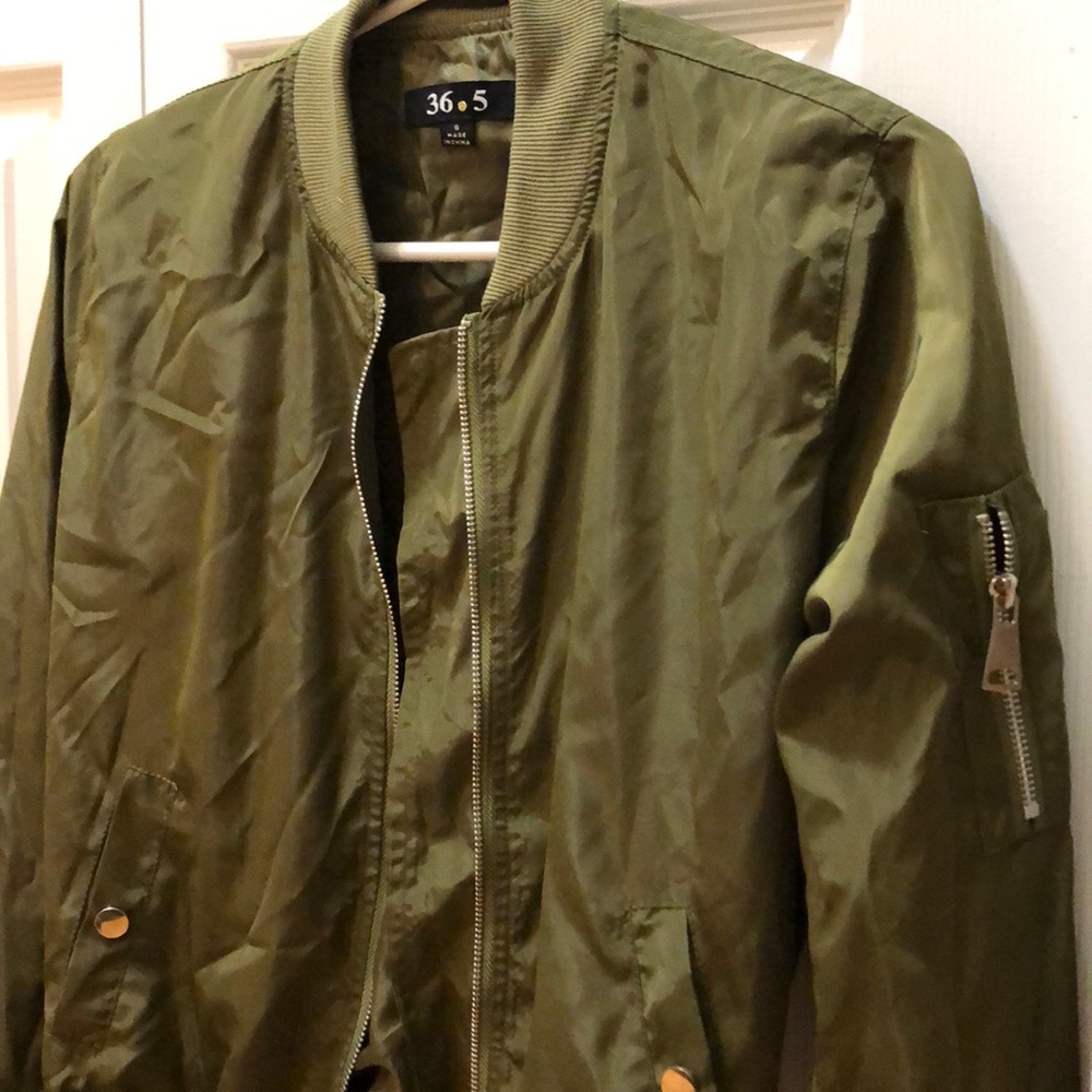 Olive Green Small Jacket New - Picture 3 of 4